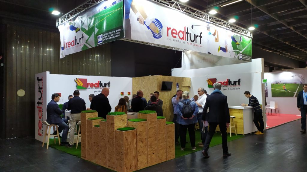 Stand de Realturf en la feria FSB