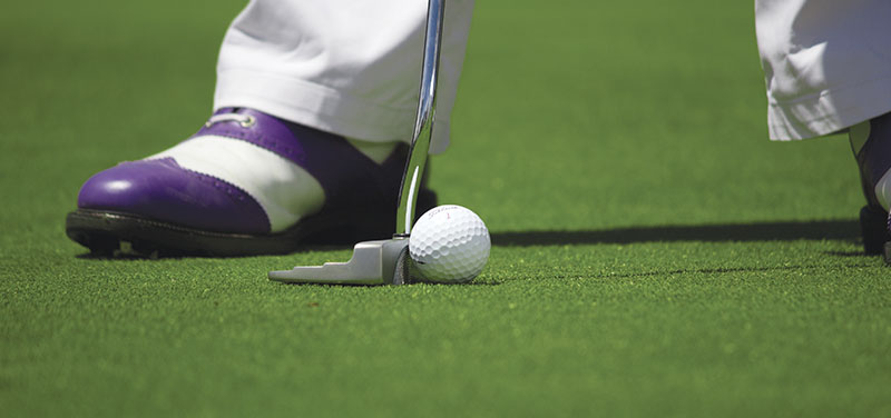césped artificial para campos de golf