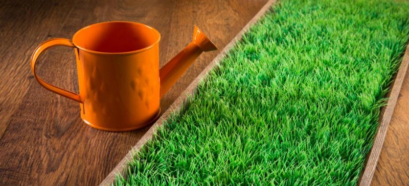 césped artificial en verano