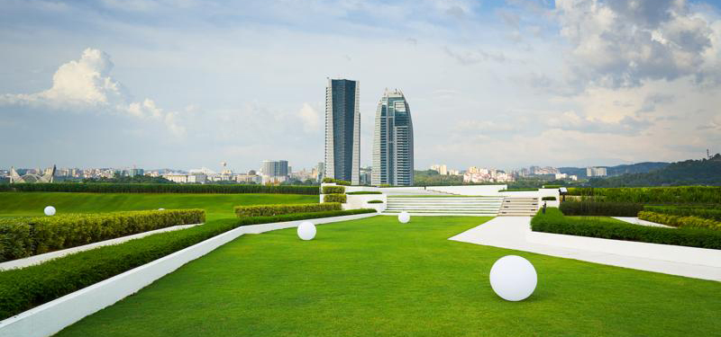 cesped artificial en lugares famosos