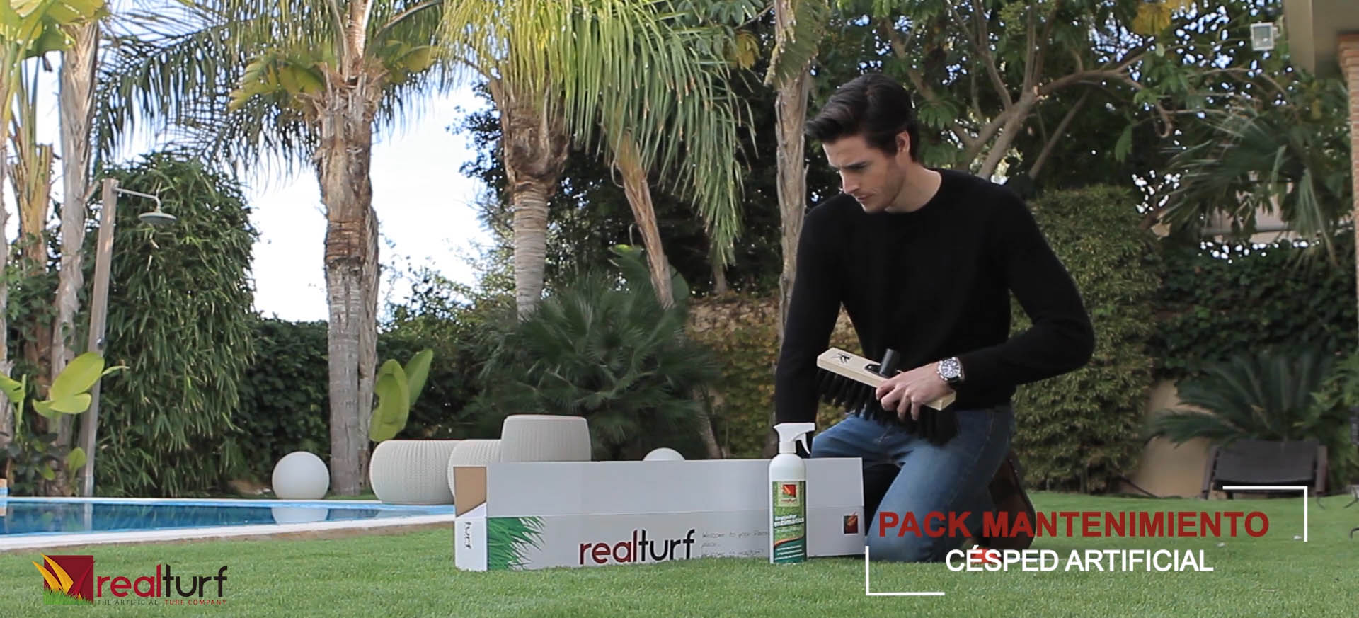 Pack especial de mantenimiento para el césped artificial